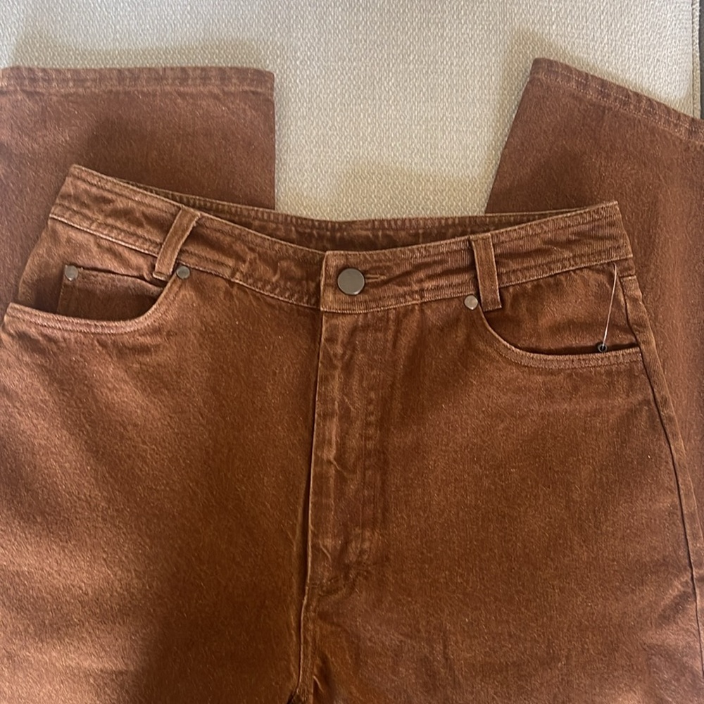 NWOT Treasure & Bond High-Rise Straight Leg Denim Ankle Pants - Picture 3 of 4